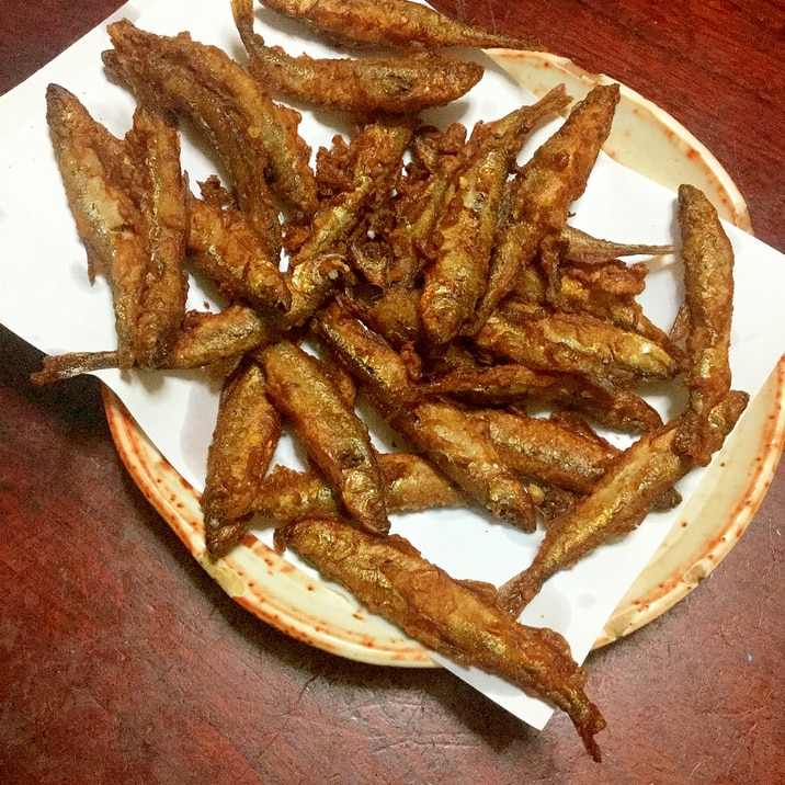 わかさぎ からあげ からあげ わかさぎ